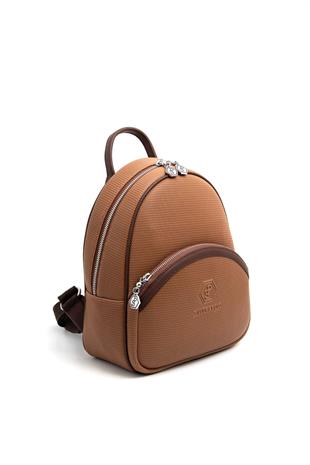 Silver & Polo Karamel - Kahve SP945 Kadın Sırt Çantası