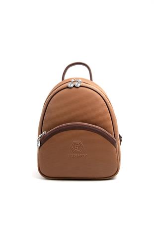 Silver & Polo Karamel - Kahve SP945 Kadın Sırt Çantası