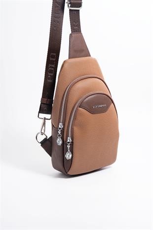Silver & Polo Karamel - Kahve SP959 Kadın Bel Çantası