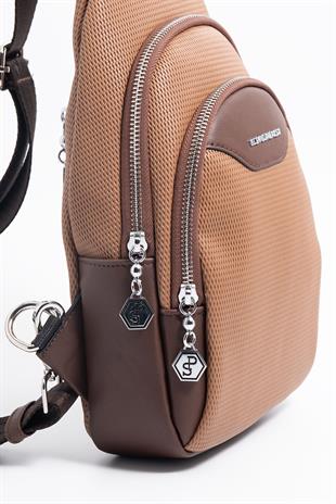 Silver & Polo Karamel - Kahve SP959 Kadın Bel Çantası
