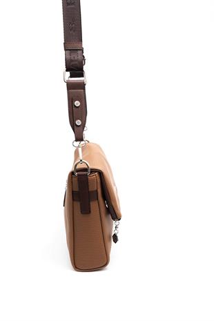 Silver & Polo Karamel - Kahve SP963 Kadın Çapraz Çanta