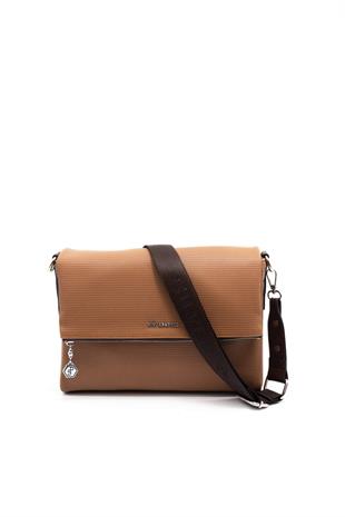 Silver & Polo Karamel - Kahve SP963 Kadın Çapraz Çanta