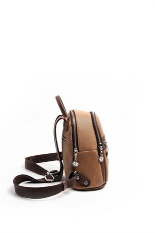 Silver & Polo Karamel - Kahve SP983 Kadın Sırt Çantası