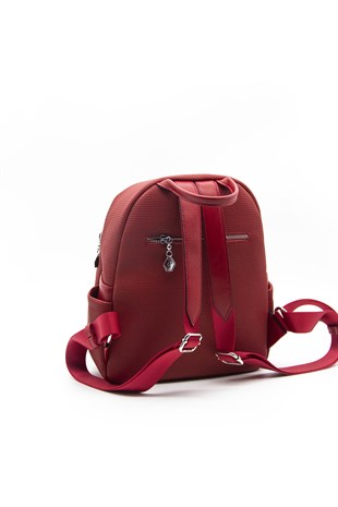 Silver & Polo Kırmızı - Kırmızı SP906 Kadın Sırt Çantası