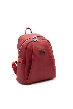 Silver & Polo Kırmızı - Kırmızı SP926 Kadın Sırt Çantası