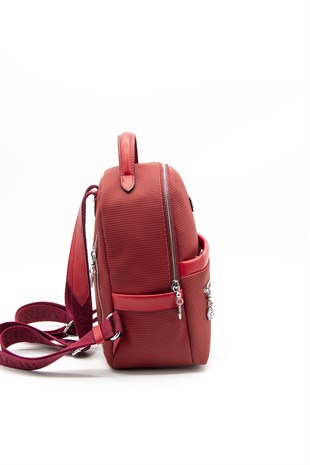 Silver & Polo Kırmızı - Kırmızı SP1061 Kadın Sırt Çantası