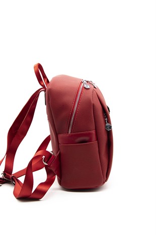 Silver & Polo Kırmızı - Kırmızı SP926 Kadın Sırt Çantası