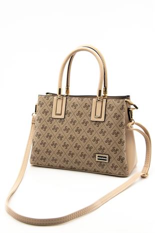 Silver & Polo KoyuBej - Ten SP1000 Kadın El Çantası