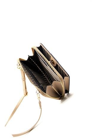 Silver & Polo KoyuBej - Ten SP1138 Kadın Askılı Cüzdanlı Telefon Çantası