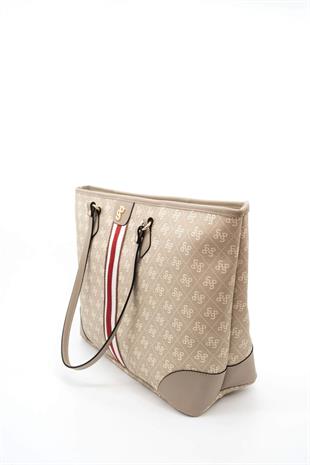 Silver & Polo Kum - A.Vizon SP1169 Kadın Omuz Shopper Çanta