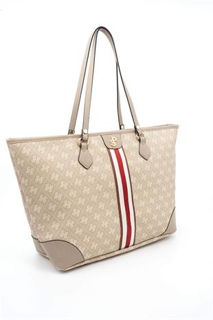 Silver & Polo Kum - A.Vizon SP1169 Kadın Omuz Shopper Çanta