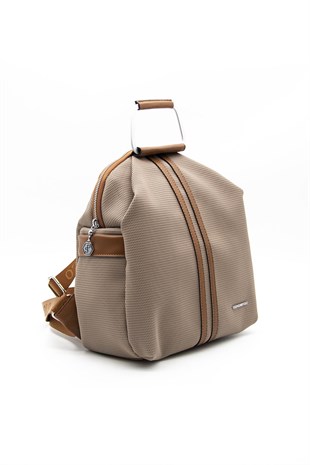 Silver & Polo Kum - Taba SP771 Kadın Sırt Çantası