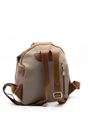 Silver & Polo Kum - Taba SP771 Kadın Sırt Çantası