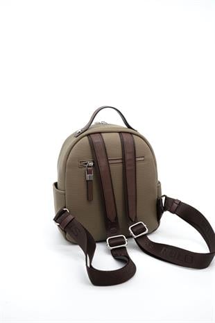 Silver & Polo L.Haki - Kahve SP1130 Kadın Sırt Çantası