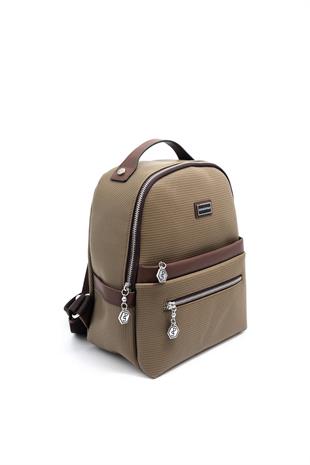 Silver & Polo L.Haki - Kahve SP1061 Kadın Sırt Çantası