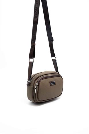 Silver & Polo L.Haki - Kahve SP1111 Kadın Çapraz Çanta