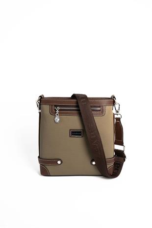 Silver & Polo L.Haki - Kahve SP1120 Kadın Çapraz Çanta