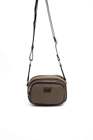 Silver & Polo L.Haki - Kahve SP1111 Kadın Çapraz Çanta