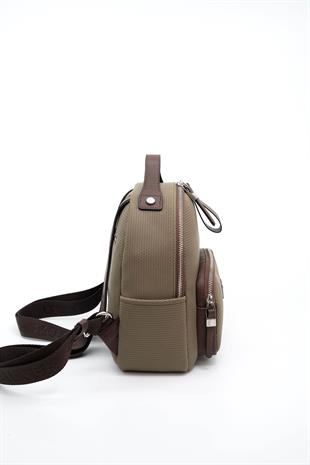 Silver & Polo L.Haki - Kahve SP1130 Kadın Sırt Çantası