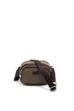 Silver & Polo L.Haki - Kahve SP1111 Kadın Çapraz Çanta