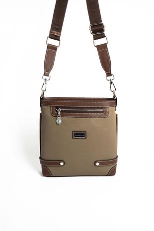 Silver & Polo L.Haki - Kahve SP1120 Kadın Çapraz Çanta