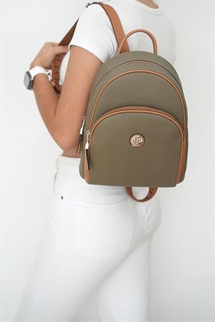 Silver & Polo L.Haki - A.Taba SP1062 Kadın Sırt Çantası