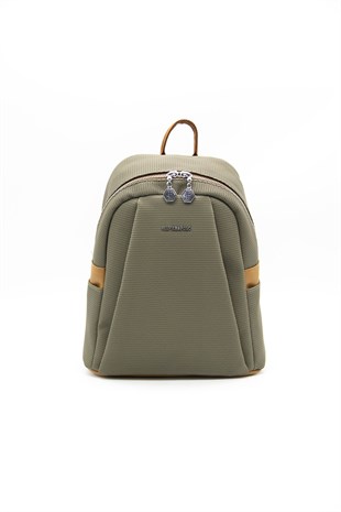 Silver & Polo L.haki - Camel SP926 Kadın Sırt Çantası