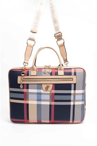 Silver & Polo Laci - Ten SP1175 Kadın Laptop & Evrak Çantası