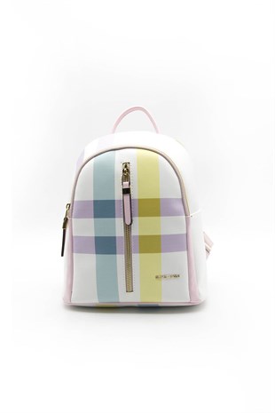 Silver & Polo Lila - Pembe SP901 Kadın Sırt Çantası