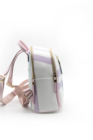 Silver & Polo Lila - Pembe SP901 Kadın Sırt Çantası