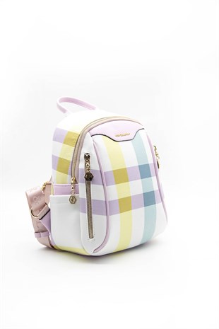 Silver & Polo Lila - Pembe SP906 Kadın Sırt Çantası