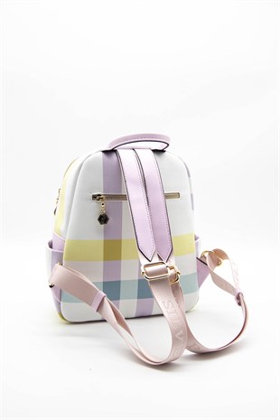 Silver & Polo Lila - Pembe SP906 Kadın Sırt Çantası