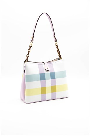 Silver & Polo Lila - Pembe SP974 Kadın Omuz Çantası