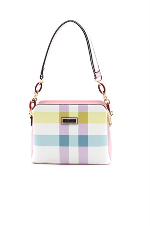 Silver & Polo Lila - Pembe SP937 Kadın Omuz Çantası