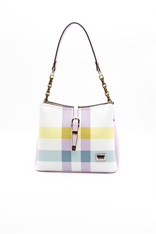Silver & Polo Lila - Pembe SP974 Kadın Omuz Çantası