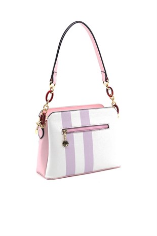 Silver & Polo Lila - Pembe SP937 Kadın Omuz Çantası