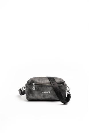 Silver & Polo M.gümüş - Siyah SP1142 Kadın Çapraz Çanta