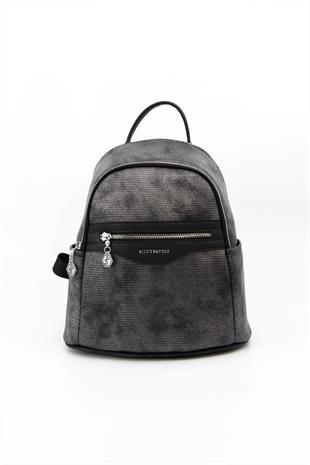 Silver & Polo M.gümüş - Siyah SP1161 Kadın Sırt Çantası