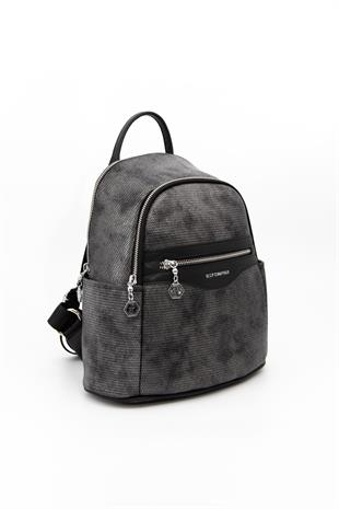 Silver & Polo M.gümüş - Siyah SP1161 Kadın Sırt Çantası