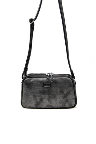 Silver & Polo M.gümüş - Siyah SP899 Kadın Çapraz Çanta