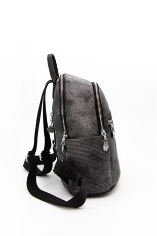 Silver & Polo M.gümüş - Siyah SP1161 Kadın Sırt Çantası