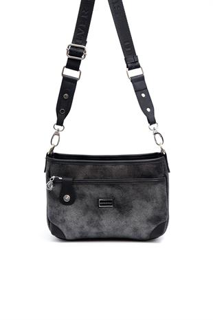 Silver & Polo M.gümüş - Siyah SP1160 Kadın Çapraz Çanta