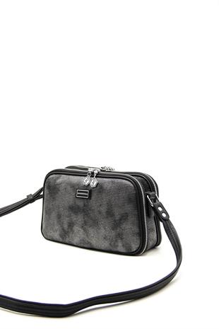 Silver & Polo M.gümüş - Siyah SP899 Kadın Çapraz Çanta