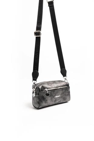 Silver & Polo M.gümüş - Siyah SP1142 Kadın Çapraz Çanta