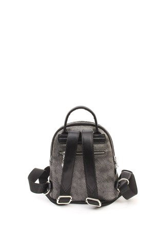 Silver & Polo M.gümüş - Siyah SP983 Kadın Sırt Çantası