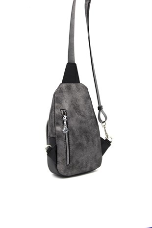 Silver & Polo M.gümüş - Siyah SP959 Kadın Bel Çantası