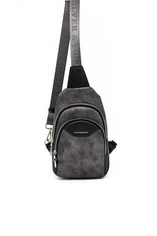 Silver & Polo M.gümüş - Siyah SP959 Kadın Bel Çantası