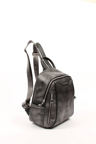 Silver & Polo M.gümüş - Siyah SP906 Kadın Sırt Çantası