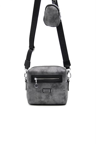 Silver & Polo M.gümüş - Siyah SP1038 Kadın Çapraz Çanta