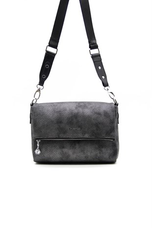 Silver & Polo M.gümüş - Siyah SP963 Kadın Çapraz Çanta